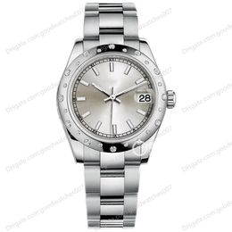 High Quality Asian Watch 2813 Sport Automatic Ladies Datejust 31mm silver Dial m178344 Diamond Watchs Luxury Stainless Steel Watches Five Baht Strap Foldover Clasp