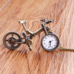10pcs Bicycle key chain pocket watch creative model handicraft retro office table decoration table-1-6