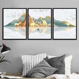 Abstract impression landscape animal 3p KIT Canvas Painting Modern Home Decoration Living Room Bedroom Wall Decor Picture