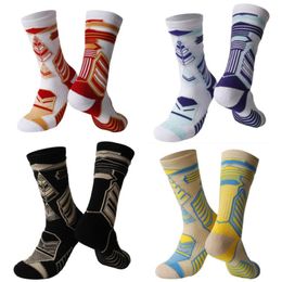 Socks & Hosiery Adults Basketball Match Colour Thicken Nonslip Breathable Mid-Calf Tube Sports For Women Men 4 ColorsSocks HosierySocks