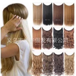 Trame di trama dritta Halo Invisible Remy Extensions Human Hair Extensions Blonde Golden Color Pppqa PMCZ4185K