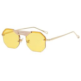 Metal Frame Mens Sunglasses Womens trendy Sun Glasses for Men Women Ladies UV400 Protection JH0573