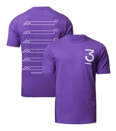 2022F1 team racing suit team fan T-shirt men's short-sleeved car overalls summer custom plus size