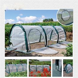 3m Portable Home Tunnel Greenhouse tent Mobile Mini Greenhouse Ventilated Greenhouse Plant Cold Insulation Cover