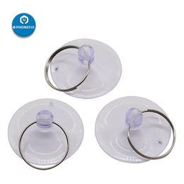 Professional Hand Tool Sets 10Pcs 35mm Clear Sucker Suction Cups Mushroom Head Strong Vacuum Suckers Cup Button Hooks Hanger For Cellphone W