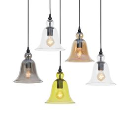 Pendant Lamps Industrial Warehouse Glass Wrought Iron Clothes Shop Coffee Loft Nostalgic Restoring Ancient Ways DroplightPendant