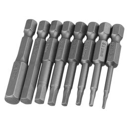 Hand Tools Set Hexagonal Shank Alloy Steel Screwdriver Bit Commonly Used Lengthen Screw Driver Bits 8Pc N02 21 DropshipHand