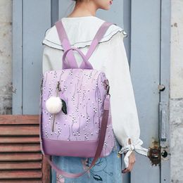 School Bags Backpack Female Teenage Girls Prints Fashion Women Backpacks Flower Print Ladies Casual Bag