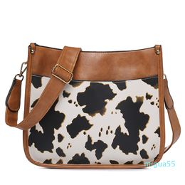 Leopard Handle Bag Brand Design Luxury Handbags Women Crossbody Shoulder Messenger Bag Large Capacity Commuter