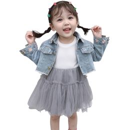 Vestiti per neonate Jacekt Abbigliamento per ragazze Patchwork Toddler Girl Outfit Tuta per bambini in stile casual 210412