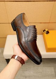 mens work shoes oxford UK - Brand New Dress Shoes Mens Oxfords Office Work Formal Shoes Designer Genuine Leather Lace Up Shoe Size EU38-45