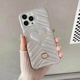 10 Colours Love Heart Leather Phone Case Luxury Designer Phone Cases For Iphone Iphone 14promax 13pro13promax 11 12promax Phone Cover