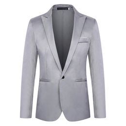 Classic Suit Coat Classic Type Long Sleeve Formal Blazer Single Button Lapel Suit Jacket 220801