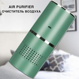 Purificateur d'air True HEPA Filtres compacts Purificateurs de bureau Filtration Air Cleaner Ozonizer Air for Home Office Car Drop 2710