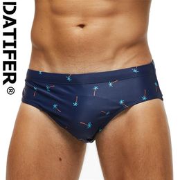 Datifer Arrival Mens Swim Briefs Sexy Short Homme Push Breathable Pad Men's Swimsuit Shorts Underpants Puls Size 3XL 220505