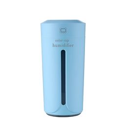 Creatives Silent Ultrasound Colour Light Cup Humidifier USB Mini Desktop Office Home Mute Car Aromatherapy Air Purifier SQT