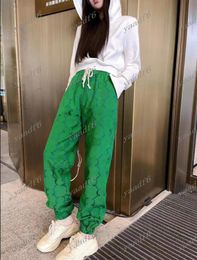 2022ss Fashion Designer High-end womens pants Womens Small Foot G letter Embroidery Luxury High quality comfortable soft large size S-2XL