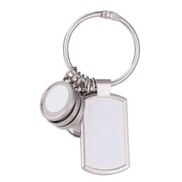 Keychains Sublimation Blank Heat Transfer Keychain For Present Making Dropship