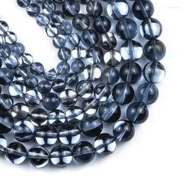 Other Natural Stone Black Labradorite 6/8/10MM Moonstone Round Spacers Loose Beads For Jewelry Making Bracelets Necklace DIYOther Edwi22