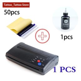 tattoo transfer stencil machine UK - Tattoo Transfer Machine Kit Stencils Device Copier Printer Drawing Thermal Tools For Stencil Paper Copy Printing 220617