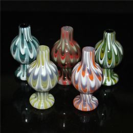 Glass Bubble Carb Cap OD 26mm Smoking Accessories For Quartz Banger Nails Water Pipe Dab Rigs Bongs