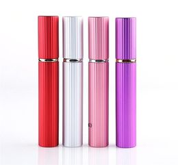 Factory 8ML Portable Spray Bottle Empty Perfume Bottles Colourful 8CC Refillable Atomizer Travel Accessories RRE14155