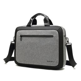 Briefcases Brand Waterproof 12 /13.3/14 /15.6 Inch Notebook Computer Laptop Bag For Men Women Briefcase Shoulder Messenger 2005#Briefcases