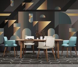 Custom 3d wallpaper Geometric Modern living room bedroom TV Background Wall Mural home decor 3d wallpapers