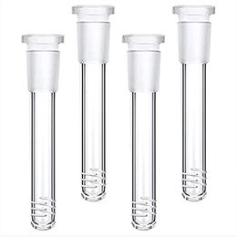 Wholesale Lo Pro Glass Downstem Diffuser With 6 Cuts Hookah Pipe Flush Top 14mm 18mm Female Reducer Adapter Diffused Down Stem For Glass Beaker Bong