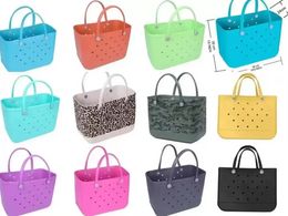 Eva Totes Outdoor Beach Bags Extra Large Leopard Camo Printed Baskets Women Fashion Capacity Tote Handbags Summer Vacation 0607