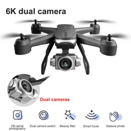 V14 Drones 6k HD Wide Angle Camera Height Keep HelicopterProfessional Aerial Photography Brushless Motor Foldable RC Quadcopter V14