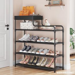 Clothing & Wardrobe Storage Multifunctional Shoe Shelf Household Door Cabinet Carbon Steel Pipe Home ShelfClothing