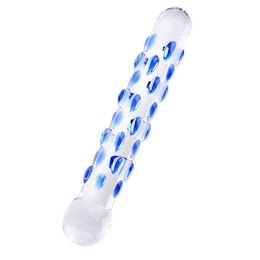 Sex toys masager Anal Toys 2022 Men and Women Use Glass Crystal Dildo Backyard Plug Stimulate Heating Masturbation Alternative 220614 7ON3 JUOG