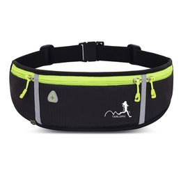 Waist Pack Women Running Waterproof Waist Bag Mobile Phone Holder Men Gym Fitness Travel Pouch Belt Pink Chest Bags 201119