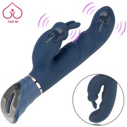 TAOQI Rabbit Vibrator G Spot Dildo for Women 10 Vibration Modes ,Waterproof Bunny Clitoral sexy Toys