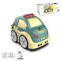 RC Intelligent Sensor Remote Control Cartoon Mini Radio Controlled Electric s Mode Smart Music Light Toys for Children 220607gx