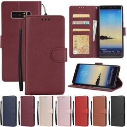 Leather Cases For Samsung Galaxy S21 S20 S10 S9 S8 Plus Ultra Lite S7 S6 Edge S5 S20FE S10E/Plus Wallet Case For Note 20 10 9 8