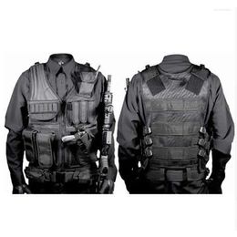Men's Vests Tactical Vest Military Combat Armor Mens Hunting Army Adjustable Outdoor CS Training Guin22