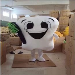 Halloween tooth Mascot Costume High Quality Customize Cartoon Anime theme character Adult Size Christmas Carnival fancy dress