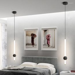 Pendant Lamps Modern Led Lights Dining Room Bedroom Bar Cafe Bedside Suspension Luminaire Decorative For CeilingPendant