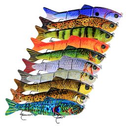 hot 5 Colour 15.5cm 38g Multi 4 Section fishing Hook lure pike Lures Set Jointed predator lure K1602