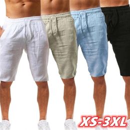 Summer Style Men s Casual Sports Cotton and Linen Comfortable Fashion Shorts Cool 220714