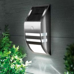 Wall Lamp LED Solar Powered PIR Motion Sensor Light Outdoor Garden Landscape Yard Lawn Security AUTO/OFFWall