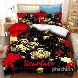 Bedding Sets Phechion Scarface 3D Print Set Duvet Covers Pillowcases One Piece Comforter Bedclothes Bed Linen K206Bedding