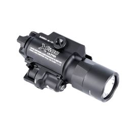 X400 Ultra LED Pistol White Light X400U Gun Light With Red Laser For Hunting Rifle Aluminium Alloy CNC Machined Fit Picatinny Rail