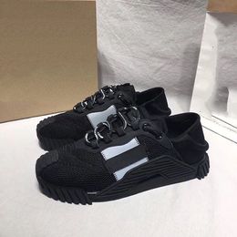 2022the new Man Fashion Women Shoes Men's Leather Lace Up Platform Oversized Sole Sneakers White Black Casual hc190903 SDFSAD