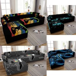 Chair Covers Gamepad Game Elastic Sofa Slipcovers Modern Cover For Kids Living Room L-shape Protector Couch 1/2/3/4 SeaterChair