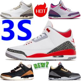 trainer boxes UK - Fire Red 2022 Basketball Shoes Black Cement Gold White Mocha Chameleon Georgetown Midnight Navy Rust Pink Mens Designer Sneakers Footwear Sports Trainers With Box