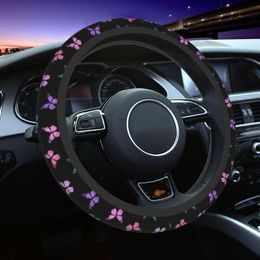 Steering Wheel Covers Butterfly Universal Cover For Sedan Butterflies Anti-Slip Car Protector 15 Inch Auto AccessoriesSteering
