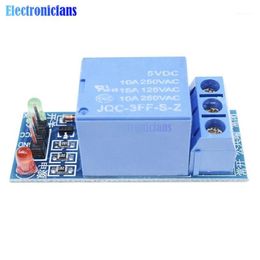 -Un módulo de relé de 1 canal 5V de bajo nivel Interface Board Shield DC AC 220V para Arduino PIC AVR DSP ARM MCU1210U